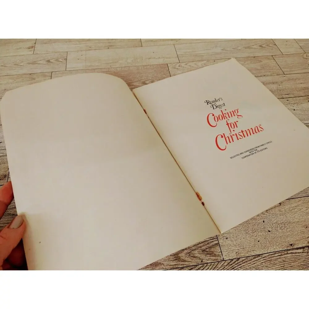 Readers Digest Cooking For Christmas Paperback‎ Recipe Booklet Family Circle VTG